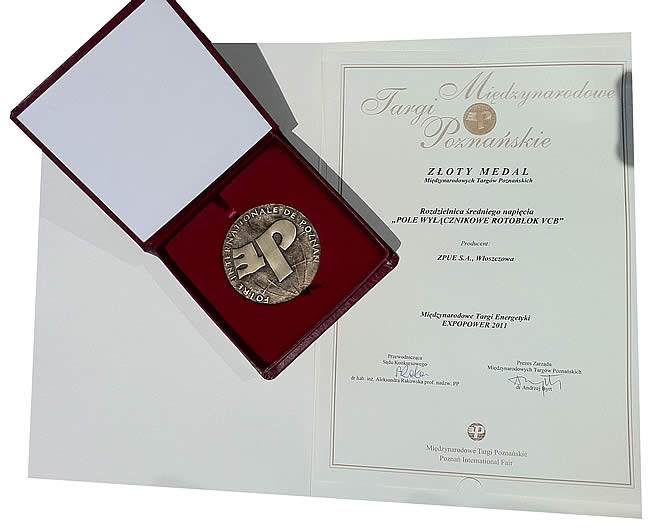 Expopower 2011 - Złoty Medal