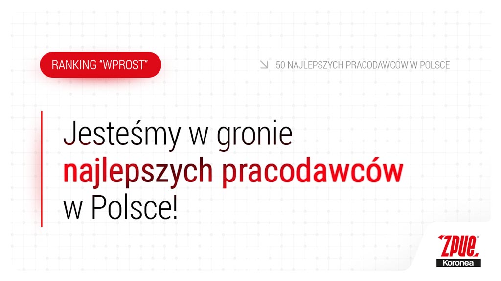 Jesteśmy w grupie najlepszych pracodawców wg. „Wprost”