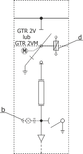 Schemat elektryczny rozdzielnicy Rotoblok - Pole transformatorowe