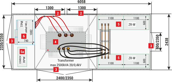 20 / 2500-3 Контейнер ISO 20 '