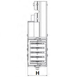 element katowy pionowy