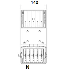 element katowy poziomy