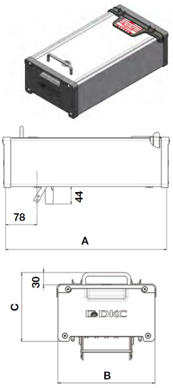 Kaseta aluminiowa pusta