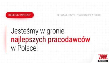 Jesteśmy w grupie najlepszych pracodawców wg. „Wprost”