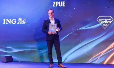 Wręczenie nagrody Forbes dla ZPUE