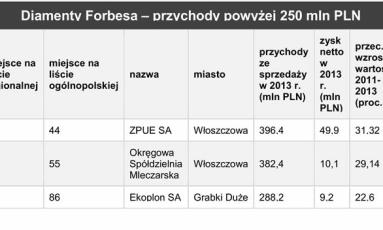 Diamenty Forbesa 2015 rozdane. ZPUE znowu pierwsze w regionie! 